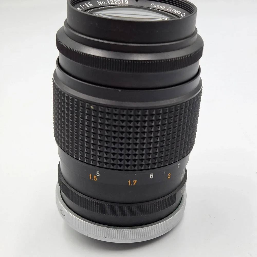 Canon FL 135mm f/3.5 Telephoto Lens Vintage Manual Focus Japan READ